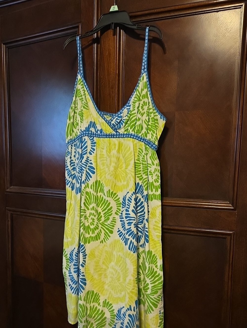 Aeropostale‎ Blue and Green Floral Print Top